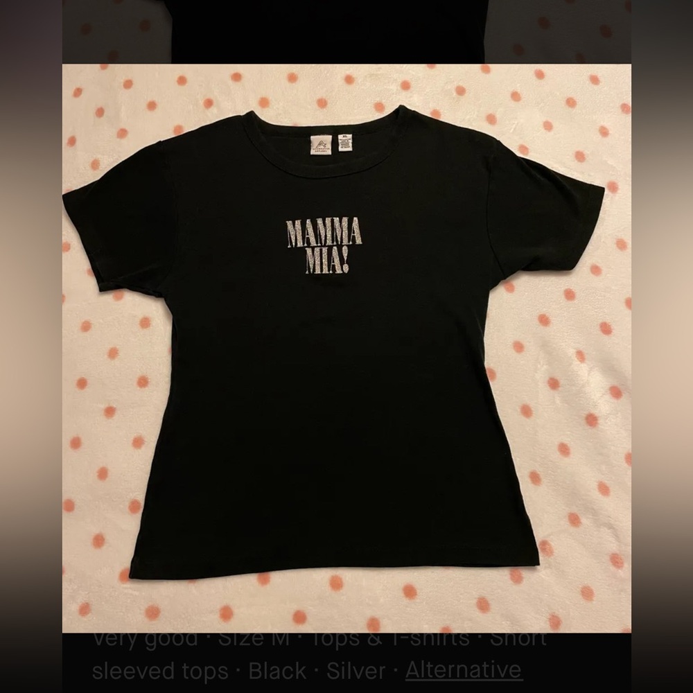 🖤🩶 Momma Mia Short Sleeve Tee 🩶🖤
